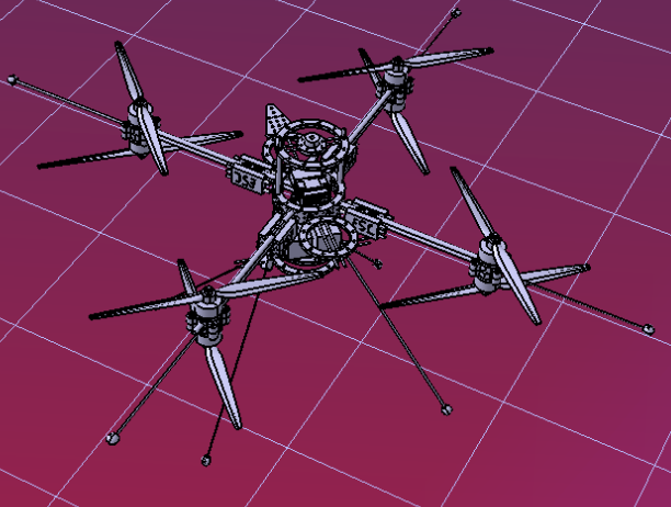 Octocopter XS���S�w����3D��ģ�D�� STP��ʽ