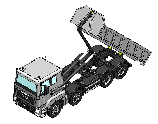 Ampliroll MAN������܇3D��(sh��)ģ�D�� STEP��ʽ