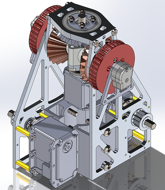 Belt Drive Differential WristƤ�����Ӳ������P��3D�D�� STEP��ʽ