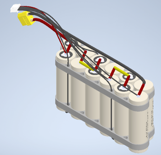 Li-Ion 6S2P 8400mAh��x��늳ؽM3D��(sh��)ģ�D�� STEP��ʽ