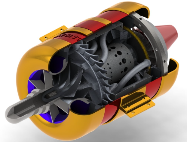 MW 54 Turbo΢�͜u���l�әC3D�D�� Solidworks�OӋ