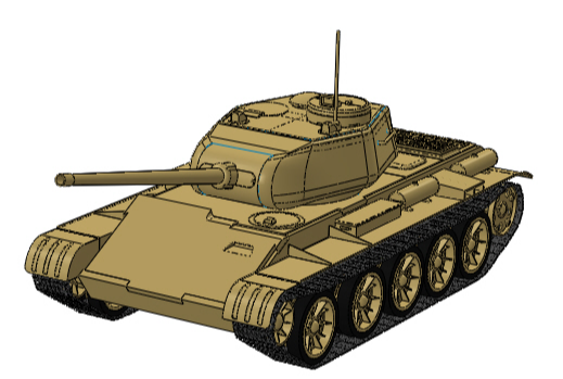 tank-military̹�˺���ģ��3D�D�� STEP��ʽ