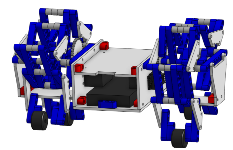 walking-robotƴ�b���ЙC����3D��(sh��)ģ�D�� STEP��ʽ