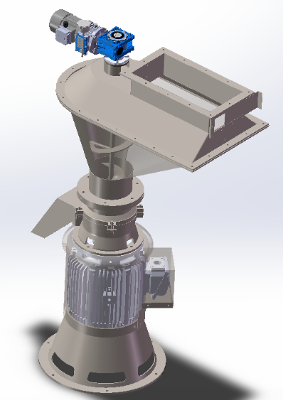 Vertical Perforated Discmill��ʽ���׈A�Pĥ�C3D��ģ�D�� STEP��ʽ