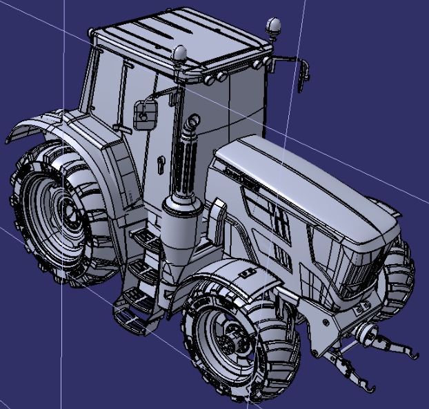 EV_TRACTOR�����C3D��ģ�D�� STEP��ʽ