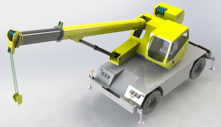 Crane���ؙC��܇����ģ��3D�D�� Solidworks�OӋ