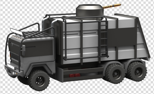 Armoured Bin Lorry�b������܇3D�D�� Solidworks�O(sh��)Ӌ(j��) ��STEP