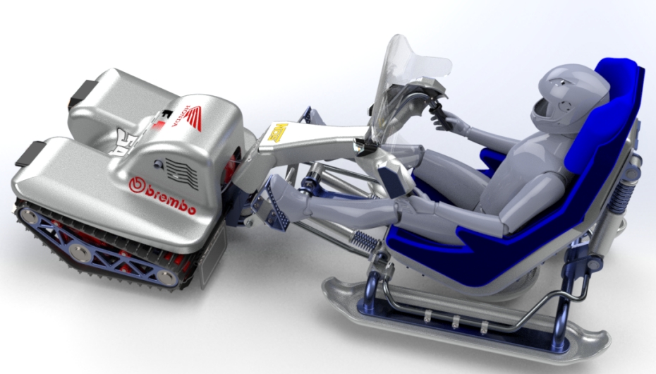 Snow Track Driftѩ��Ư���Ď�܇3D�D�� Solidworks�O(sh��)Ӌ