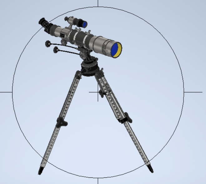 Telescope-Space Hunter�������h�R3D��ģ�D�� INVENTOR�OӋ ��STP