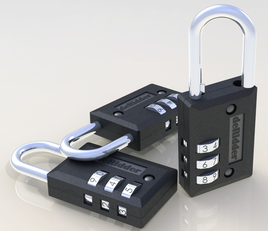 combination lock�ܴa���i3D��ģ�D�� STEP��ʽ