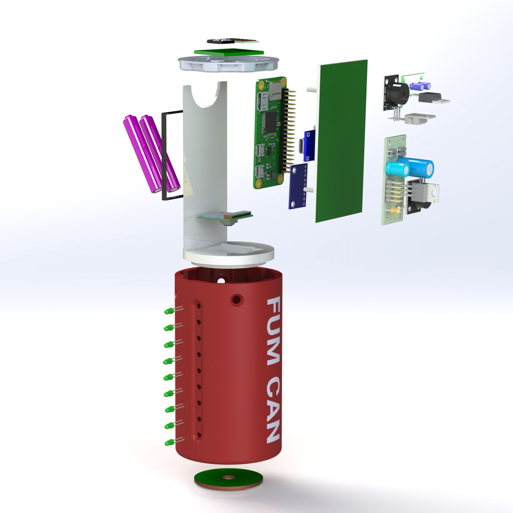 FUMCAN Satellite�l��ģ��3D�D�� Solidworks�OӋ