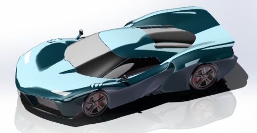 Concept Supercar Design�����(j��)��܇3D�D�� IGES��ʽ