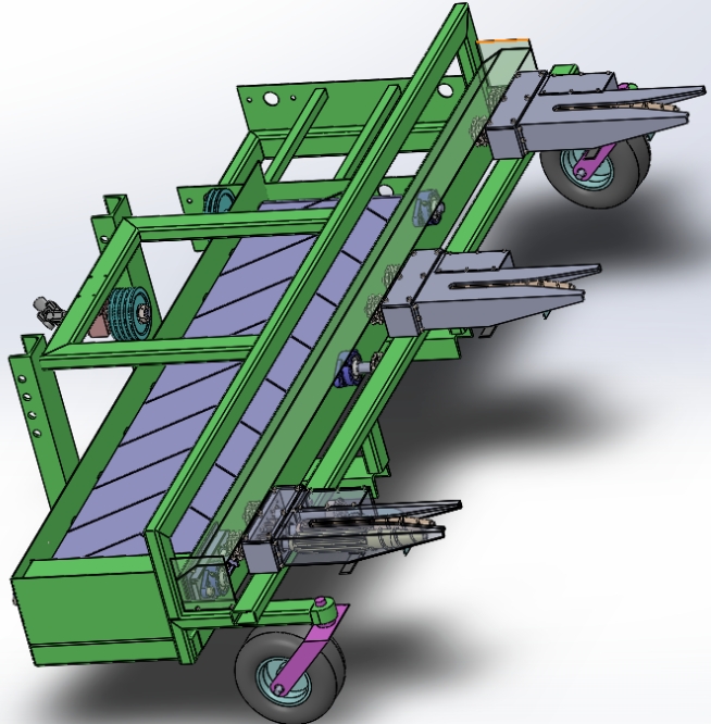 Corn pickerС�������ո����ײ�ժ�C��3D��ģ�D�� Solidworks�OӋ