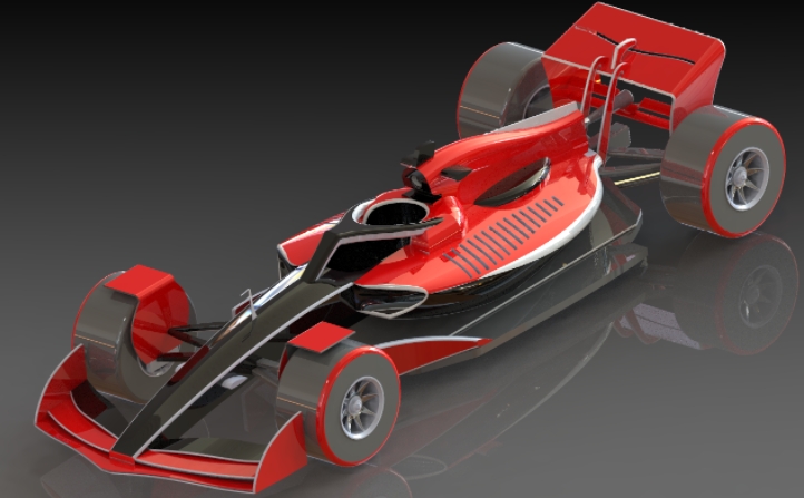 Formula 1 car����ʽِ܇����ģ��3D�D�� Solidworks�OӋ