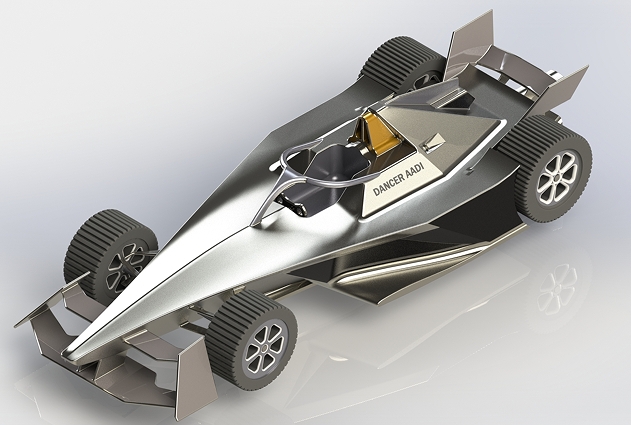 RACING CAR FORMULA E����ʽِ܇ģ��3D�D�� Solidworks�OӋ