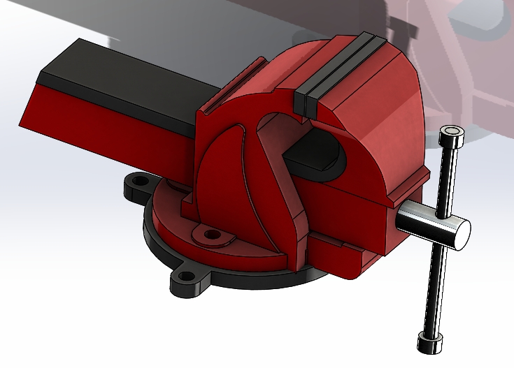 Morsa de mesa���滢�Q����ģ��3D�D�� Solidworks�OӋ