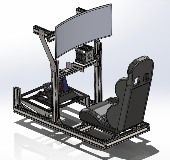 Racing Rig 4080ِ܇�Α�����3D��ģ�D�� Solidworks�OӋ ��STEP��ʽ