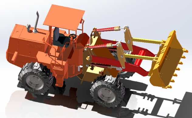 wheel-loader-70݆ʽ�b�d�C3D��(sh��)ģ�D�� IGS��ʽ