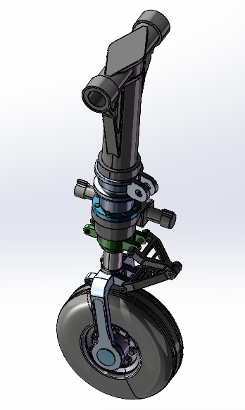 nose landing gear(zhn)CC^3D(sh)ģD igs STPʽ