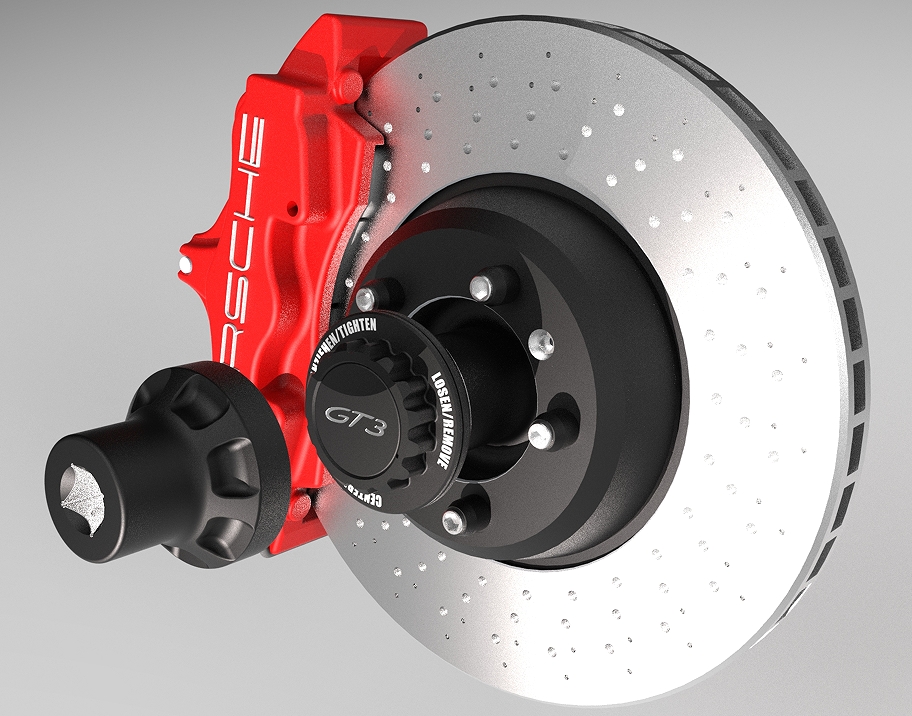 porsche gt3 hub�Ƅ�(d��ng)�P3D��(sh��)ģ�D�� STP��ʽ