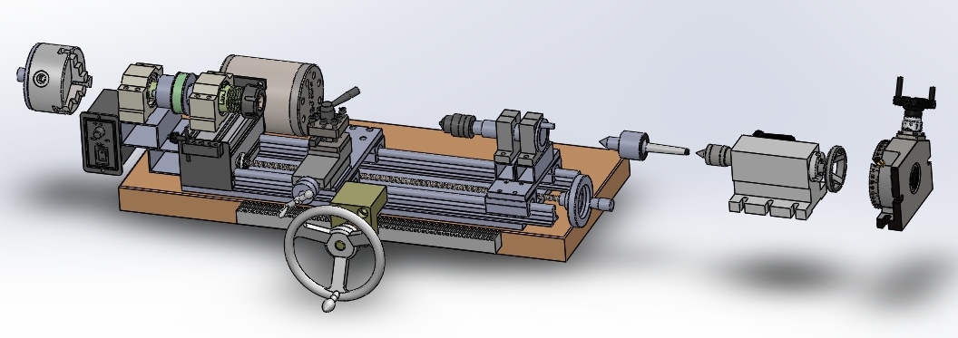 100mm mini LatheС܇^Y3DD STEPʽ