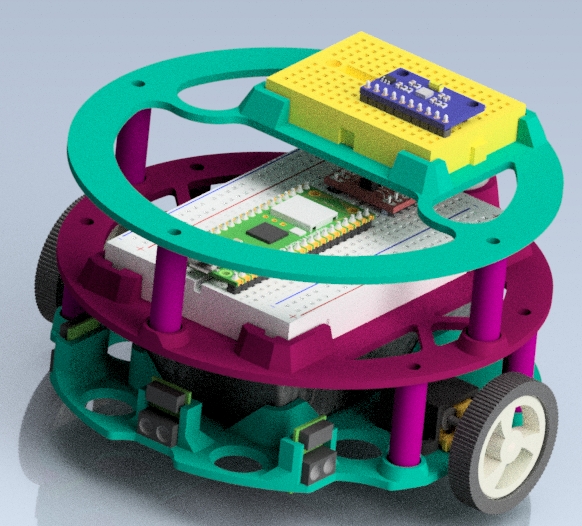 Maze Solver Robot-CirusԌmC3DD INVENTOROӋ STP