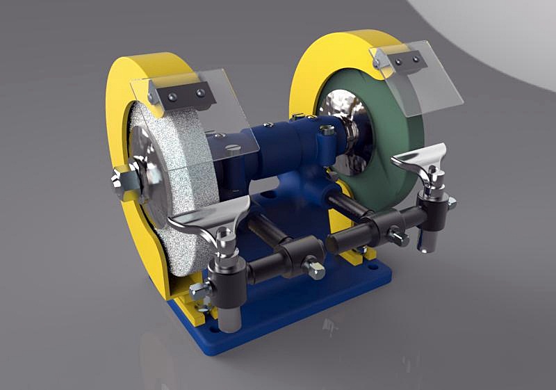 bench grinderɰ݆�Cģ��3D�D�� IGS STP��ʽ