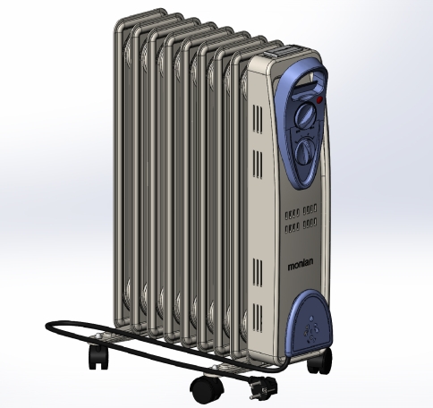 oil-heater�����ů��3D��ģ�D�� Solidworks�OӋ ��STEP