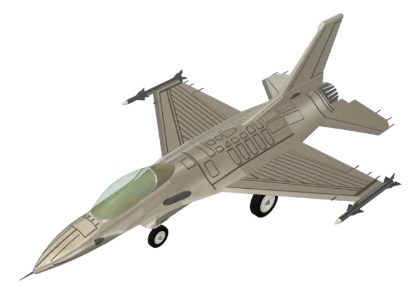 F16 Figthing Falcon Aircraft��(zh��n)���C(j��)ģ��3D�D�� STEP��ʽ FUSION360�O(sh��)Ӌ(j��)