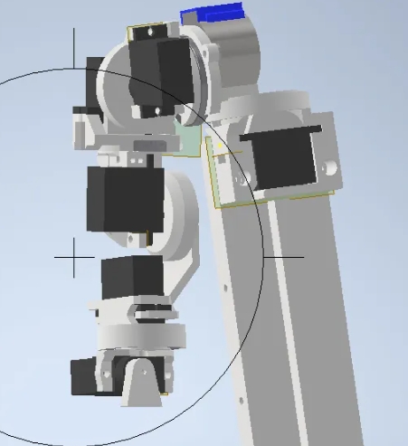 mg90s�ŷ��Cе�۽Y��3D��ģ�D�� INVENTOR�OӋ