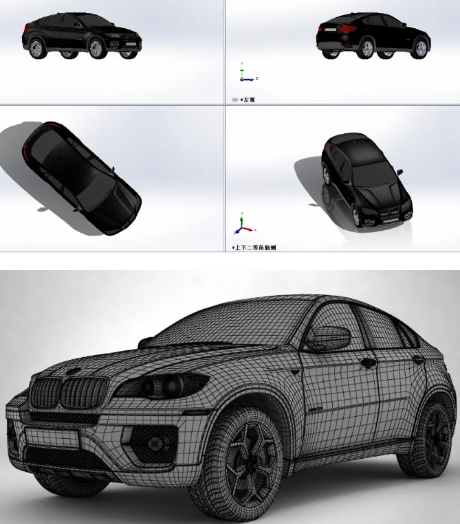 X6 Carȫ���I��܇3D��ģ�D�� Solidworks�OӋ