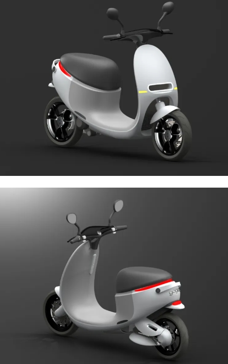 Gogoro S1늄�Ħ��܇3D��ģ�D�� Solidworks�OӋ