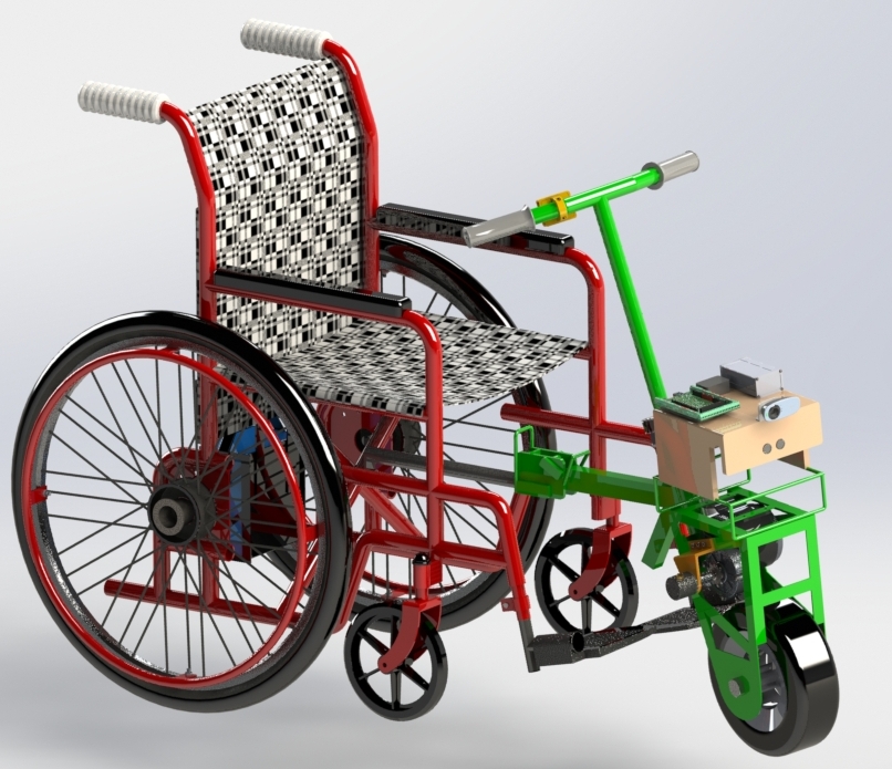Automatic WheelchairԄ(dng)݆νY(ji)(gu)3DD SolidworksO(sh)Ӌ(j)