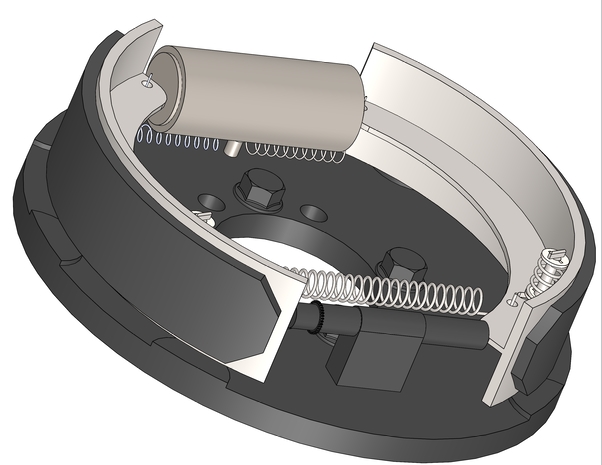 DRUM BRAKE��ʽ�Ƅ����Y��3D�D�� Solidworks�OӋ