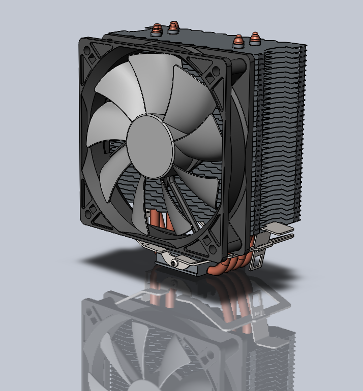 CPUɢ����3D��ģ�D�� Solidworks�OӋ