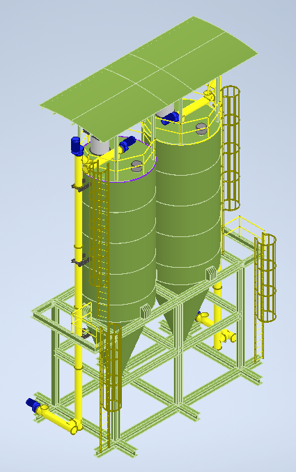 2-x-60tˮ��Ͳ�}�Y��3D�D�� STP��ʽ