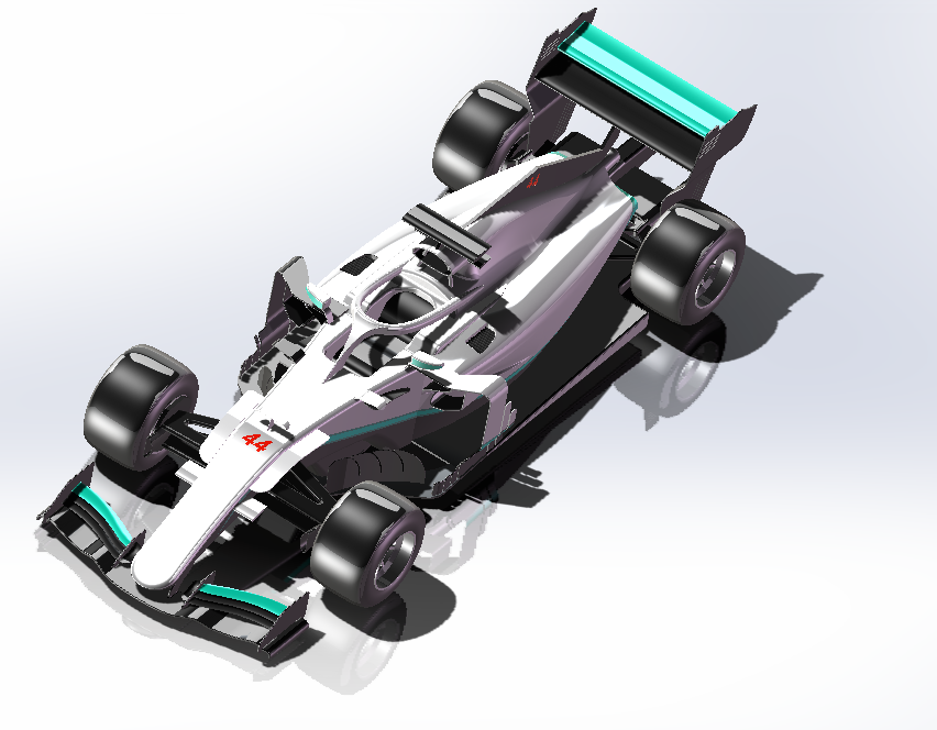 Mercedes+AMG+F1����ʽِ܇3D��ģ�D��+STEP��ʽ