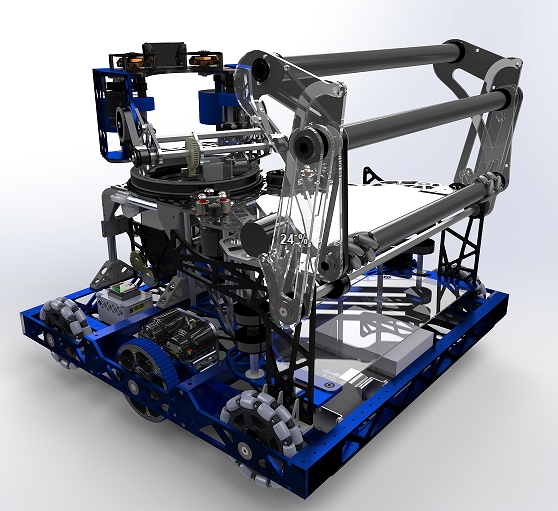 FRC Team 4400 2020��ِ�C����܇3D�D�� STEP��ʽ