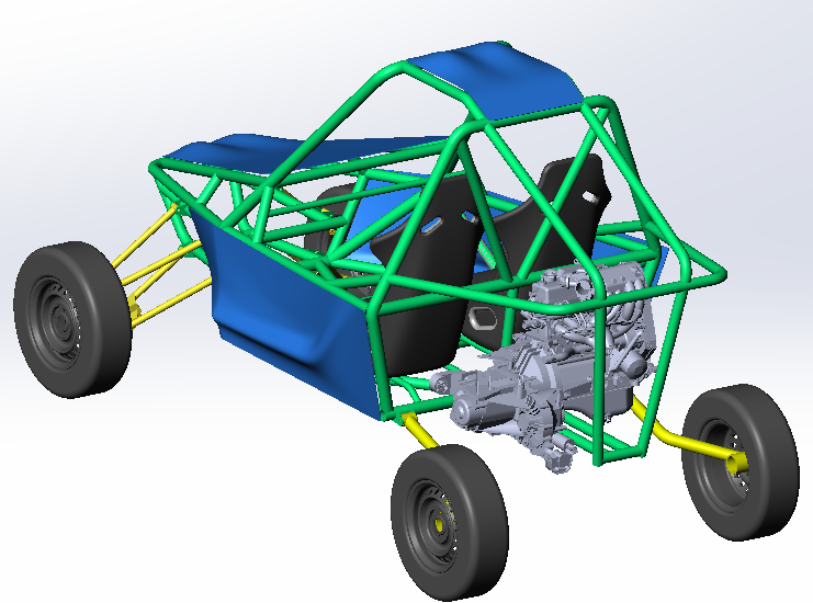 Buggy+frameԽҰ䓹�܇�Y��3D�D��+STEP��ʽ