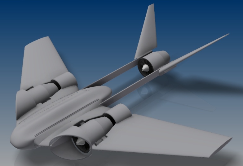 VTOL+Drone��ֱ�𽵟o(w��)�˙C(j��)��(ji��n)��ģ��3D�D��+INVENTOR�O(sh��)Ӌ(j��)