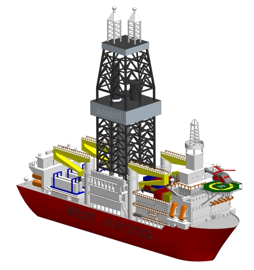 Drill+Ship+Miniature΢@3DD+igsʽ