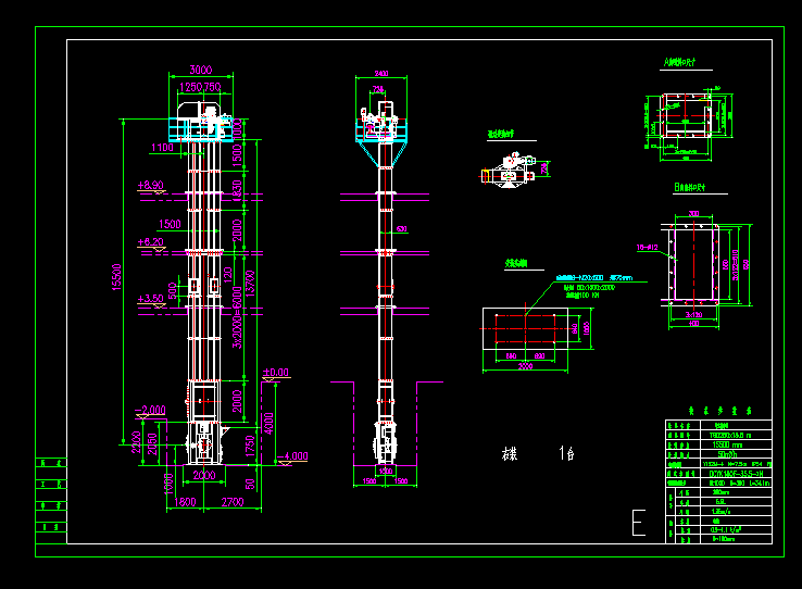 ����C(j��)TGD250x15.5mcad�O(sh��)Ӌ(j��)�D