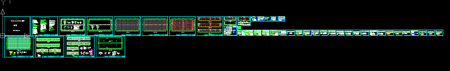 48mX100m��\�S�ӹ�܇�gCADȫ�׈D