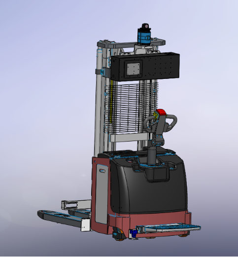 2����܇AGV���S��ģ�D�� Solidworks�OӋ