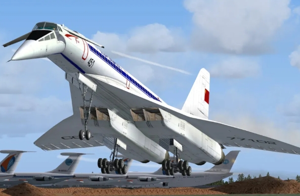 TU 144 �D-144�����ٿ͙C(j��)����ģ��3D�D�� Solidworks�O(sh��)Ӌ(j��)