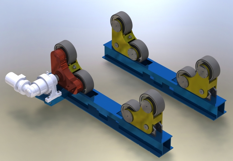 Welding Rotator���ӝL݆��3D��(sh��)ģ�D�� Solidworks�O(sh��)Ӌ(j��) ��STEP