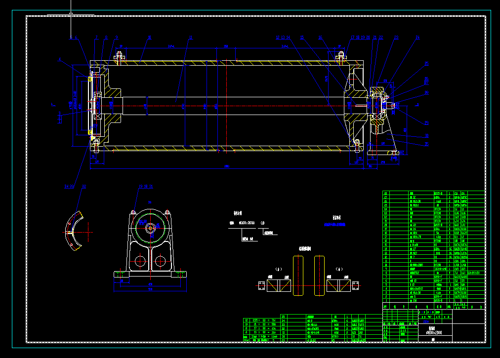ֱ��800mm��ͲCAD�D