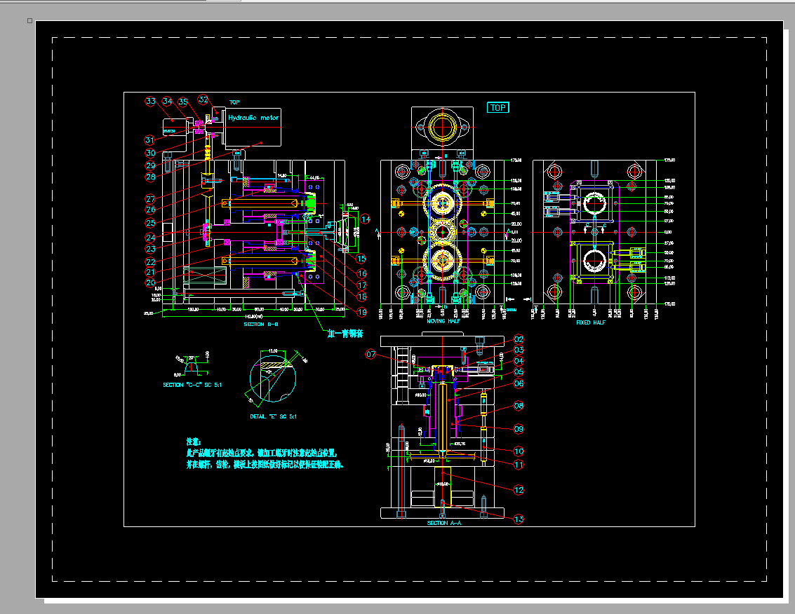Һ���R�_�Ԅ�Ó�ݼyģ��CAD�D