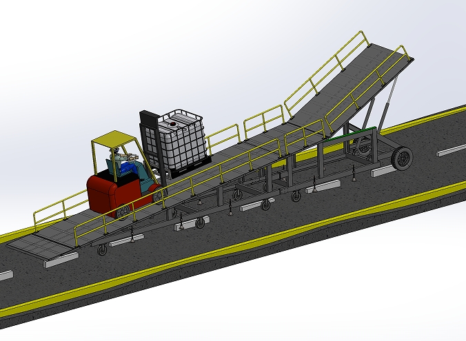 mobile ramp�����Ƅ��µ�ģ��3D�D�� Solidworks�OӋ