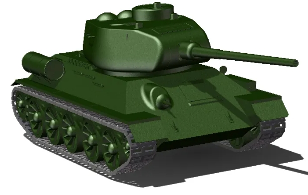 T34����̹�˺���ģ��3D�D�� Solidworks�OӋ
